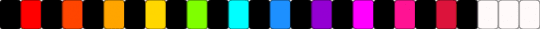 Mac - black, light blue, pink, red