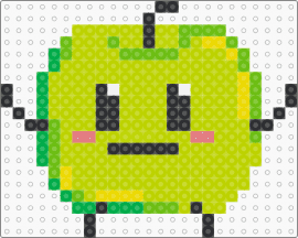 silly junimo! - green,stardew valley,junimo,silly,cute,simple,basic,funny