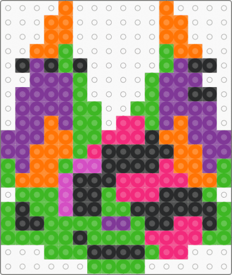 bones - green,pink,furry,fursona,sparkledog
