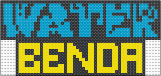 waterbenda - light blue,yellow