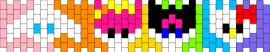 Hello & Friends - yellow,pink,orange,blue