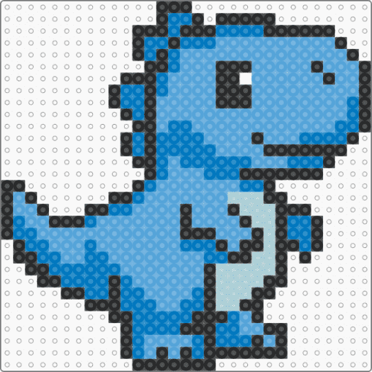 Cross T-rex - light blue,blue