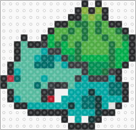 Bulbasaur - green,teal