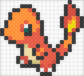 Charmander - orange,red