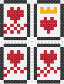 cards 3 - white,red