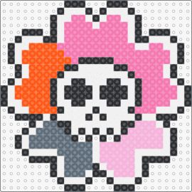 Death Flower - flowers,skulls,death