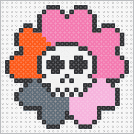 Death Flower 2 - flowers,skulls,death