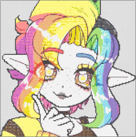Freckles - white,yellow,orange,pink,colorful