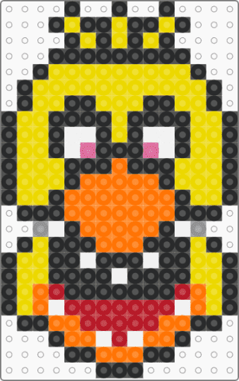 unwithered chica - black,yellow,orange