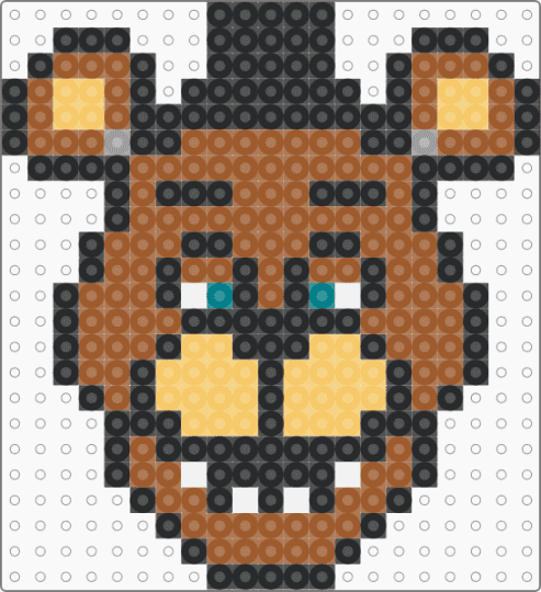 unwithered  freddy - black,tan
