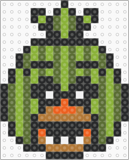 phantom chica - black,gold,green