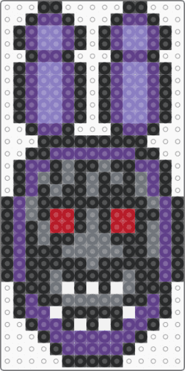 withered  bonnie 2.0 - black,purple