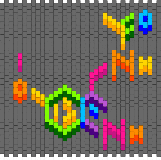 Melatonin pattern by fiboscribbles - gray