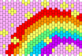 Rainbow, Rainbow - rainbow,sparkles,colorful,arc,joy,bright,pastel,cheerful,sky,vibrant,optimism,pink