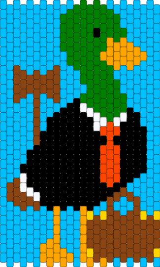 Law Duck - red,light blue