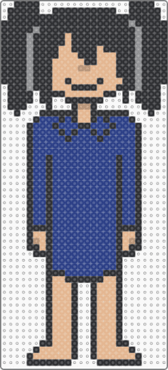 Eyeless Lulu - beige, blue