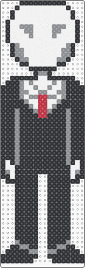 Slender Man - black,white,gray