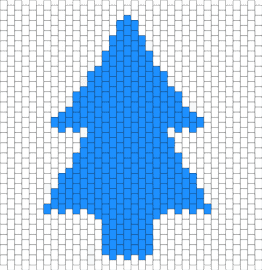 Dipper's pine tree - white,light blue