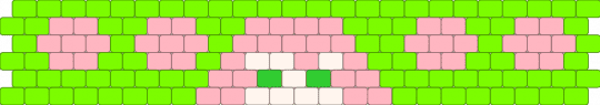 Mitsuri cuff (demon slayer) - green,pink