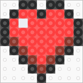 Minecraft Heart - red,minecraft,heart