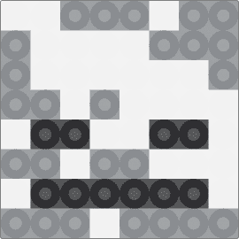 Minecraft Skeleton - gray,white,minecraft,skeleton