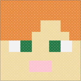 Alex Minecraft! - orange,beige,green,white