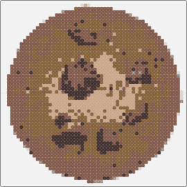 Orteil Cookie - cookie,chocolate chip,dessert,food,cookie clicker,indulge,crafting,sweet,themed,collection,brown