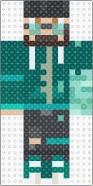 Sage minecraft - teal,gray