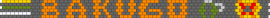 bakugo bag strap - orange,gray