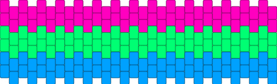 POLYSEXUAL - pink,teal,light blue