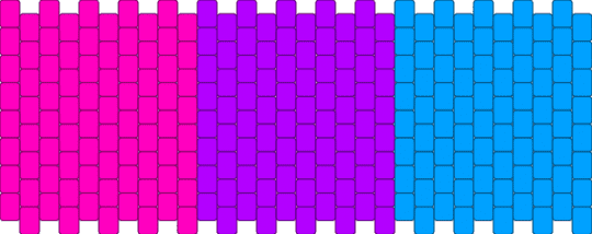 ANDROGYNE - light blue,purple,pink