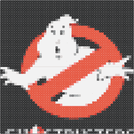 Ghostbusters 1 - ghostbusters,logo,scifi,spooky,movie,classic,nostalgia,white,red,black