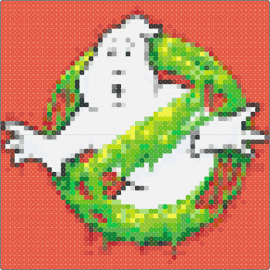 Ghostbusters 2 - ghostbusters,logo,slime,scifi,spooky,movie,classic,nostalgia,white,red,green