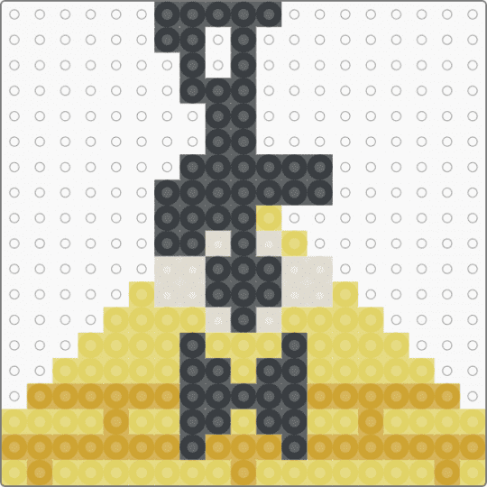 bill cipher keychain charm - yellow,gravity falls,bill cipher,keychain