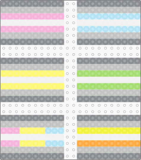 Demigenders flags perler patterns - gray,beige,demigenders,pride flags,pride,flags,demi,perler,fuse beads