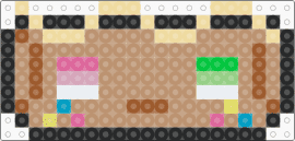 cosmo DANDYS WORLD pattern - beige
