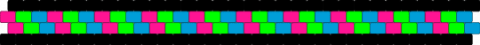 MSI cuff - pink,green,light blue,msi,mindless self indulgence,music,blue,peyote,stripes