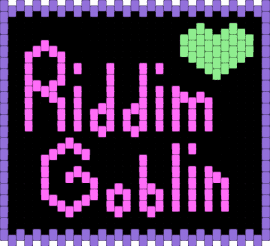 Riddim Goblin 2 - black,pink,purple