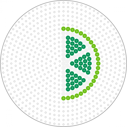 lime - green, white
