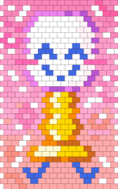 DOORSTOPPER (but with background) - beige, pink