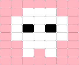 lil skull >3 - pink,white,skull,scene,emo,scemo