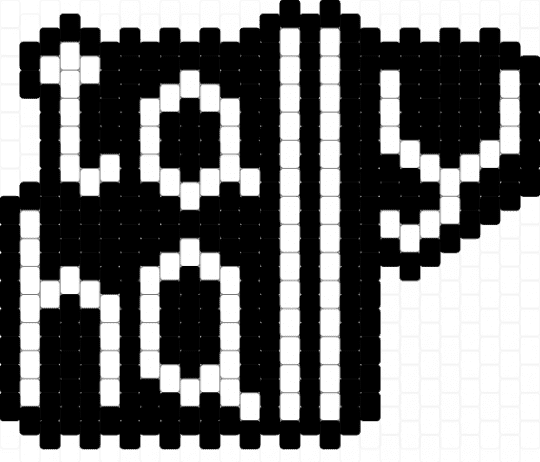 Tally hall charm - black,white