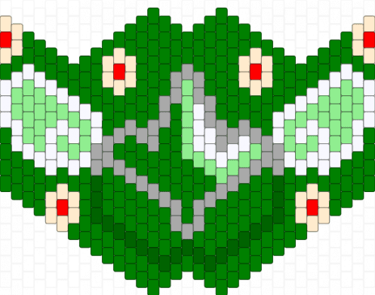 White Lily full mask - green,white lily,crk,mask