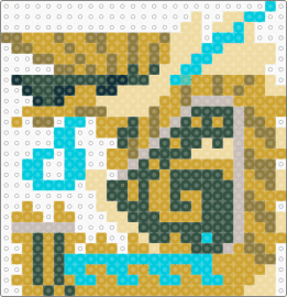 Zinogre Logo - beige,orange,gray