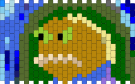 Tom (chocolate guy) from spongebob cuff - blue,gold,green,meme,spongebob,tom,chocolateguy,fish,sea