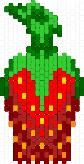 Strawberry Candy - green,red,candy,strawberry,snack,food