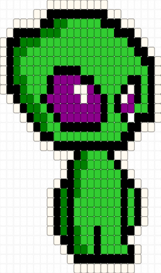 Alien - green,alien,space,cuteyyy