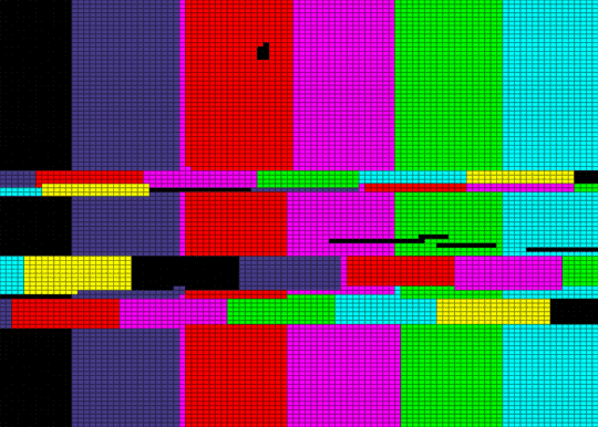 Glitch - red,green,colorful,cotdglitchart