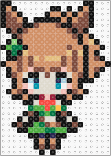 Taiki Shuttle - Umamusume - beige, brown, girl, green, horse, orange, pony, sprite, taiki shuttle, umamusume