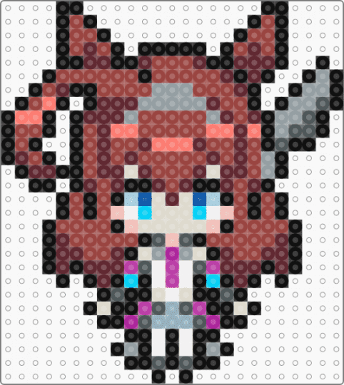 Mihono Bourbon - Umamusume - brown, girl, horse, mihono bourbon, pink, pony, red, sprite, umamusume